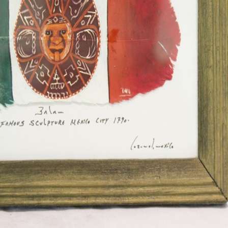 Other Original International Art - Aztec feather art - Calendar